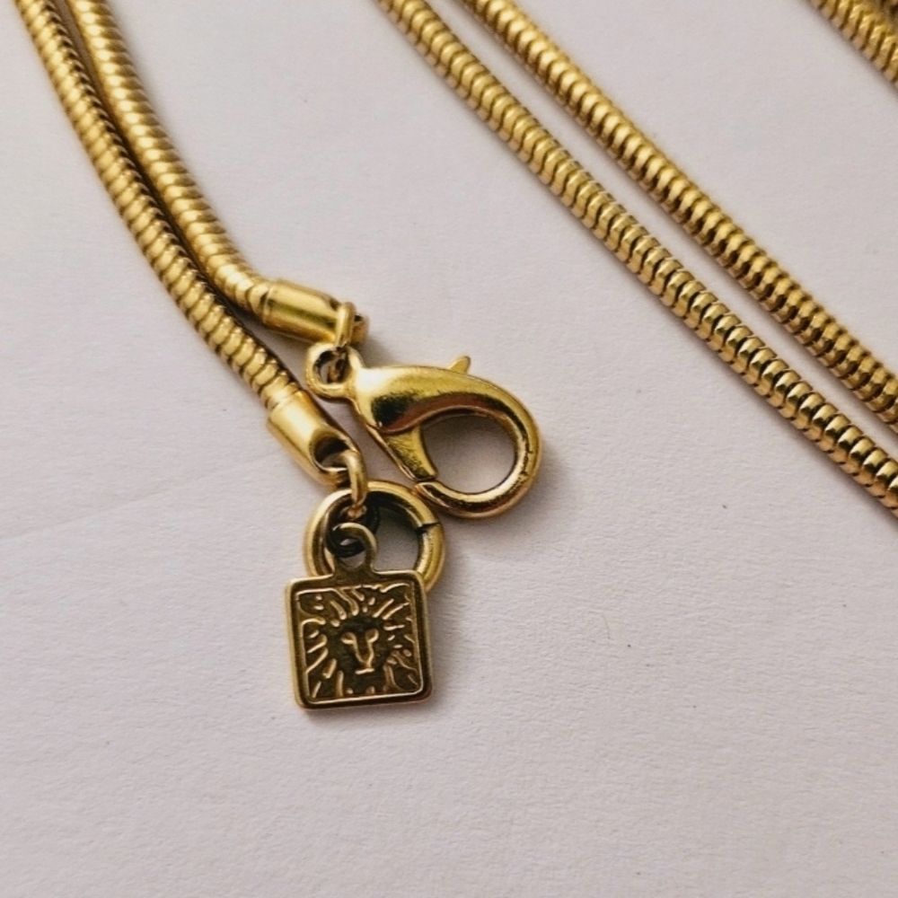 Anne Klein Gold Key Necklace - Picture 2 of 11